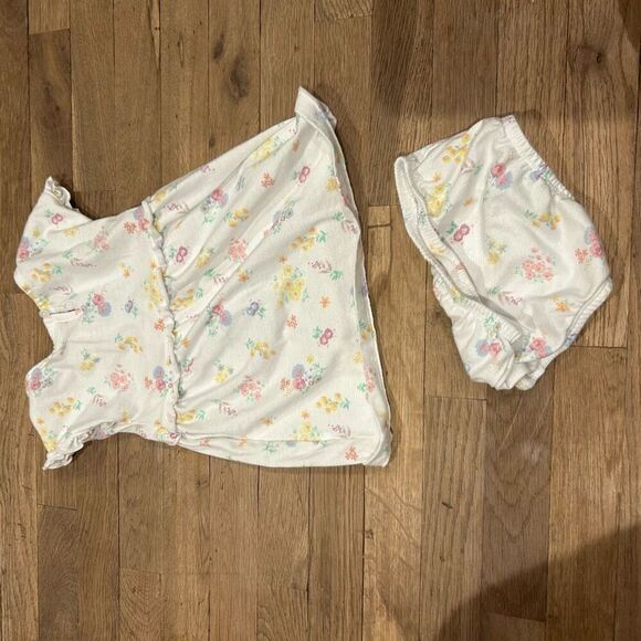 Bundle of girls nine items tops bottoms dresses size 12M - Picture 5 of 11